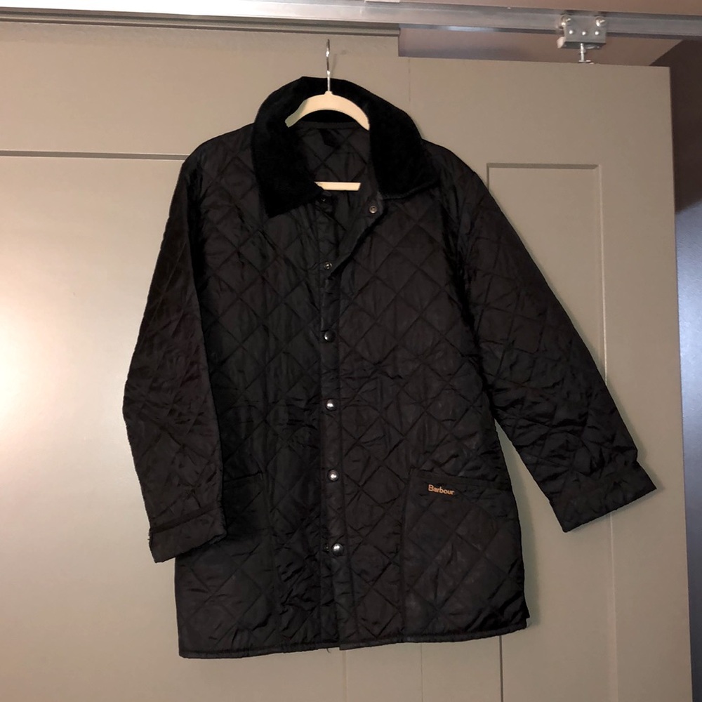 EUC Barbour Black Liddesdale Jacket